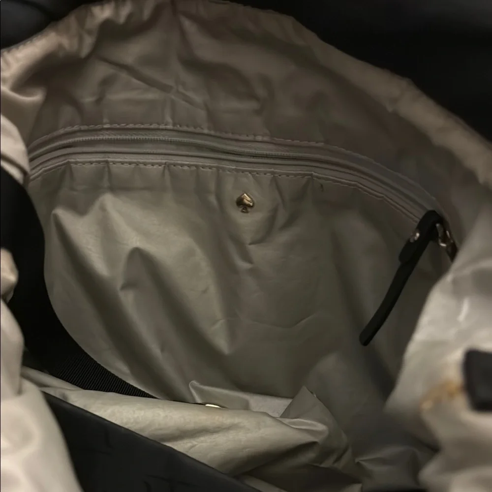 Kate Spade Black Baby Bag with Adjustable Strap